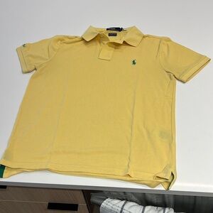 Men’s yellow polo by Ralph Lauren, medium polo shirt